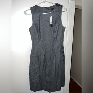 Banana Republic Gray Work Dress Sleeveless